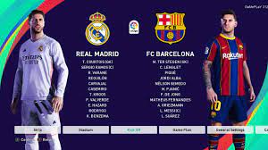 Cómo llegan barcelona y real madrid la tendencia de los clásicos, ha sido. Pes 2021 Real Madrid Vs Barcelona El Clasico Laliga Santander Messi Vs Ramos Efootball Game Youtube