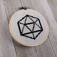Number of colors used in this chart: D20 Cross Stitch Pattern Dungeons And Dragons Cross Stitch Etsy In 2021 Dragon Cross Stitch Geeky Cross Stitch Cross Stitch