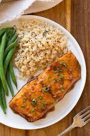 Soy sauce is made out of soybeans, of course. Soy Maple Glazed Salmon Easy Baked Salmon Recipe Cooking Classy
