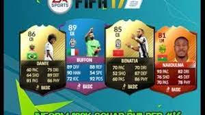 Too much excitement, too much adrenalin… Inform 100k Squad Builder 16 Medhi Benatia Fifa 17 Youtube