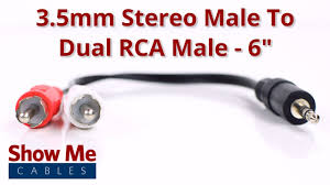3 5mm plug diagram this is because the diagram is very easy to read and will help you understand far more than only the table. 3 5mm Stereo Male To Dual Rca Male Adapter 933 Youtube