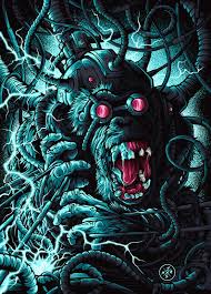 Ride The Lightning On Behance Creepy Art Ride The Lightning Pinball Art