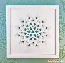 Download 3d Layered Paper Cut Art The Flower Jennifer Maker