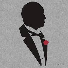 The Godfather Silhouette By Luc Kersten The Godfather Wallpaper The Godfather Godfather Tattoo
