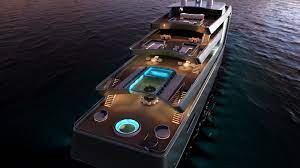100 Metre Superyacht Concept By Isaac Burrough Design Concept Design Yacht