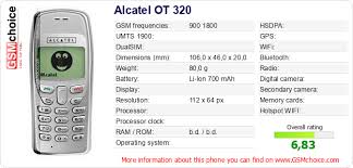 Alcatel OT 320 :: GSMchoice.com