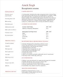 Medical receptionist resume example ✓ complete guide ✓ create a perfect resume in 5 minutes using that makes medical reception a better bet than office reception, which is expected to grow at the keeping doctors' schedules correctly, routing patient messages, and attending to any tasks. 5 Medical Receptionist Resume Templates Pdf Doc Free Premium Templates