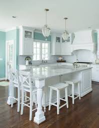 House Of Turquoise Profile Cabinet And Design Beach House Kitchens Kitchen Island With Seating Kitchen Design Small