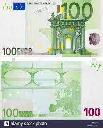 Gutschein zum ausdrucken ab 10.00 eur (schwarz). Hundert Euro Neue Banknoten Vorder Und Ruckseite Stockfotografie Alamy