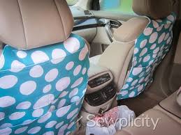 Tutorial Auto Seat Back Protector Car Seats Diy Car Seat Cover Sewing Projects