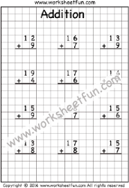 With this math sheet generator, you can easily create. Addition Regrouping Free Printable Worksheets Worksheetfun