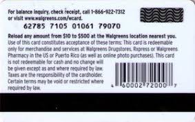 Free £150 value gift on $39.50+ estee lauder purchase. Gift Card Red Pattern Walgreens United States Of America Walgreens Col Us Wal 036