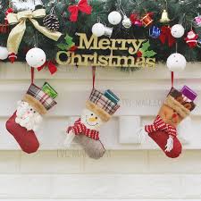 Stuff christmas cheer into this diy holiday mantel decor. Bestselling 3pcs Pack Christmas Stockings Children Gift Candy Bag With Hanging Loop Size 19 X 12 5 X 10 5cm Style C Whole Sale Tvc Mall