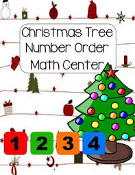 Christmas Tree Number Order Christmas Math Christmas Kindergarten Math Center Games