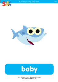 Free Printables Super Simple Baby Shark Baby Shark Song Shark Family
