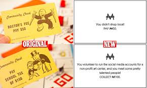 Maybe you would like to learn more about one of these? Hasbro Replaces Outdated Community Chest Cards In Monopoly In Woke Makeover Daily Mail Online