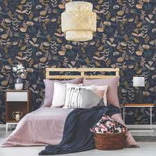 Papier Peint Vinyle Sur Intisse Motif Abstract Flowers Lutece Deco Chambre Parentale Tete De Lit Papier Peint Vinyle Deco Chambre Parental