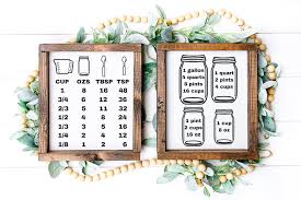 Next a tool to help you convert things like temperature, yeast and weight. Cooking Conversion Chart With Your Cricut The Country Chic Cottage