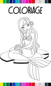 coloriage a imprimer la sirene dessin notrefamille de bouche
