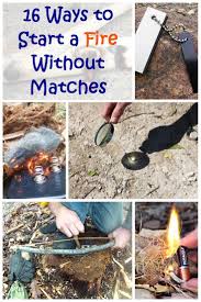 Use the sun to shine a concentrated beam of heat onto your tinder until it begins to smoke. 16 Ways To Start A Fire Without Matches Shtf Prepping Central Survival Skills Survival Fire Survival Food