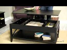 How to style your coffee table so much more than a surface for mugs and tv remotes, a coffee table offers all sorts of potential to brighten up your lounge. Belham Living Hampton Lift Top Coffee Table Black Youtube