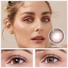 Flora Rose Brown Colored Contact Lenses
