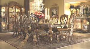 Aico by michael amini furniture has been producing truly exquisite, fashion forward and high quality pieces for over 25 years. Aico Venetian Honey Walnut Dining Room Group Aico Venitian Dining Dining Room Groups Furniture Depot