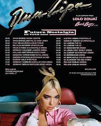 New Tour Poster Dualipa Com Live Dualipa Dualipalive Live Livemusic Upcomingevent Tour Upcomingtour Concert World24ads Tour Posters Lipa Tours