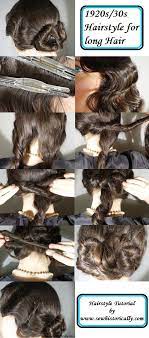 1920s 30s Hairstyle Tutorial For Long Hair Sew Historically 30s Hairstyles Long Hair Styles 1930s Hair