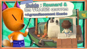 Tout Sur Rounard Agrandir Musee Les Vraies Oeuvres Animal Crossing New Horizons Youtube