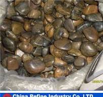 Brown Pebbles in Bulk with Vein, Polished River Stone Wholesale Cobblestone  from China - StoneContact.com