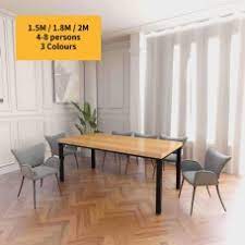 Light weight metal table for sale, 54 x 94 cm top, legs 74cm. Rustic Industrial Dining Table Metal Legs Chunky Solid Wooden Industrial Style Quirky Dining Kitchen Table Desk Counter Worktop 1 5m 1 8m 2m Seats 4 8 Persons