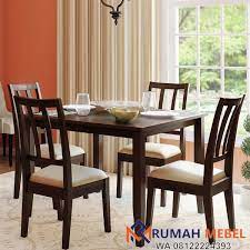 Meja Makan Minimalis Modern Owings 4 Kursi Meja Makan Set Meja Makan Dining Room Sets
