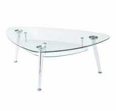 ( 0.0 ) out of 5 stars current price $633.14 $ 633. Phlox Clear Glass Chrome Iron Triangular Coffee Table By Acme