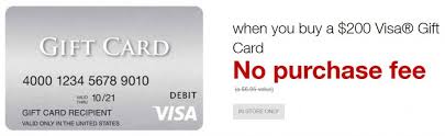 In a store, you'll just slide or insert your visa card to pay. Staples Fee Free 200 Visa Gift Cards 7 11 7 17 The Money Ninja