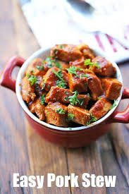 Heat a casserole with the olive oil and sweat the onion and garlic. This Aromatic Hearty Stove Top Pork Stew Is Perfect For Cold Winter Nights And Truly Easy To Make Pork Stew Meat Recipes Pork Stew Pork Stew Recipes