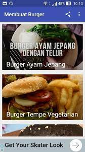 5 sdm tepung roti 1 sdm kanji. Membuat Burger For Android Apk Download