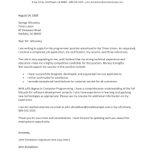 Through the written word, you communicate your interest in the new job and. Sample Cover Letter For A Job Application