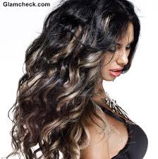 Pin By Glamcheck On Curly Hairstyles Black Hair With Highlights Ash Hair Color Blonde Highlights