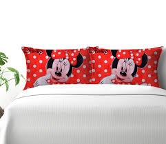 Последние твиты от minnie crush (@minniecrush). Kuber Industries Disney Minnie Print Silk Special Long Crush Pillow Cover Set Of 2 Red Kubmart186