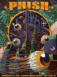 Phish At Madison Square Garden On Behance Cover Art Phish Posters Art