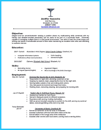 bartender resume skills server resume