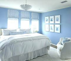 A creamy dove grey and light blue bedroom with a wicker lampshade some grey textiles and creamy furniture. Blue Bedroom Decorating Ideas Bac Ojj