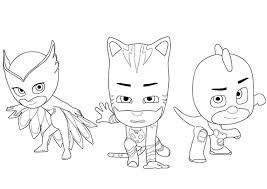 Pj Masks 3 Ausmalbild