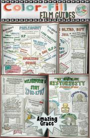Amazing Grace Color Fill Film Guide Doodle Notes Doodle Notes Secondary Teacher Social Studies Teacher