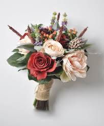 Wedding Bouquet Fall Wedding Bouquet Silk Bridal Bouquet Rustic Bouquet Eucalyptus Burgundy Bouquet Artificial Flowers Silk Flowers In 2020 Fall Wedding Bouquets Wedding Flower Packages Fall Wedding Flowers