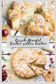 Fluffiger Kirsch Mandel Kuchen Super Einfaches Rezept Ganz Easy Selber Backen Schnell Gemacht Und Echt Lecker Der Perfekte Mandelkuchen Rezepte Kirschen