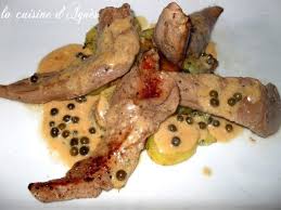 Recette Plat Aiguillettes De Canard Au Poivre Vert Par Agnes F Aiguillettes De Canard Recette Aiguillette De Canard Recette