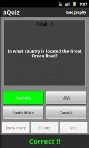 Votre culture générale est unique : Aquiz Le Quiz Un Quiz De Culture Generale Sur Android
