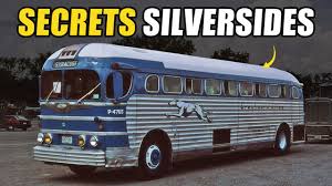 Image result for Silver 1990 Greyhound Bus